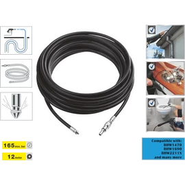 Csatorna- és csőtisztító tömlő 12 méter