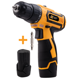 Akkumulátoros fúró és csavarozó, 12V MAX Lithium, 2 akku