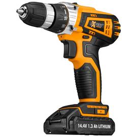 Akkumulátoros fúró és csavarozó 14,4V Lithium készlet 90 db-os