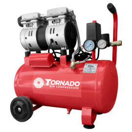 Tornado Csendes Légkompresszor 24 liter 8 bar