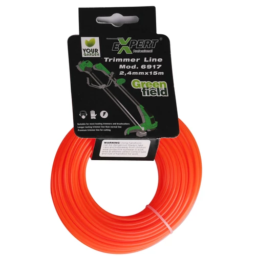 xx Damil fűszegélyvágóhoz/kaszához 2,4mm*15m kör